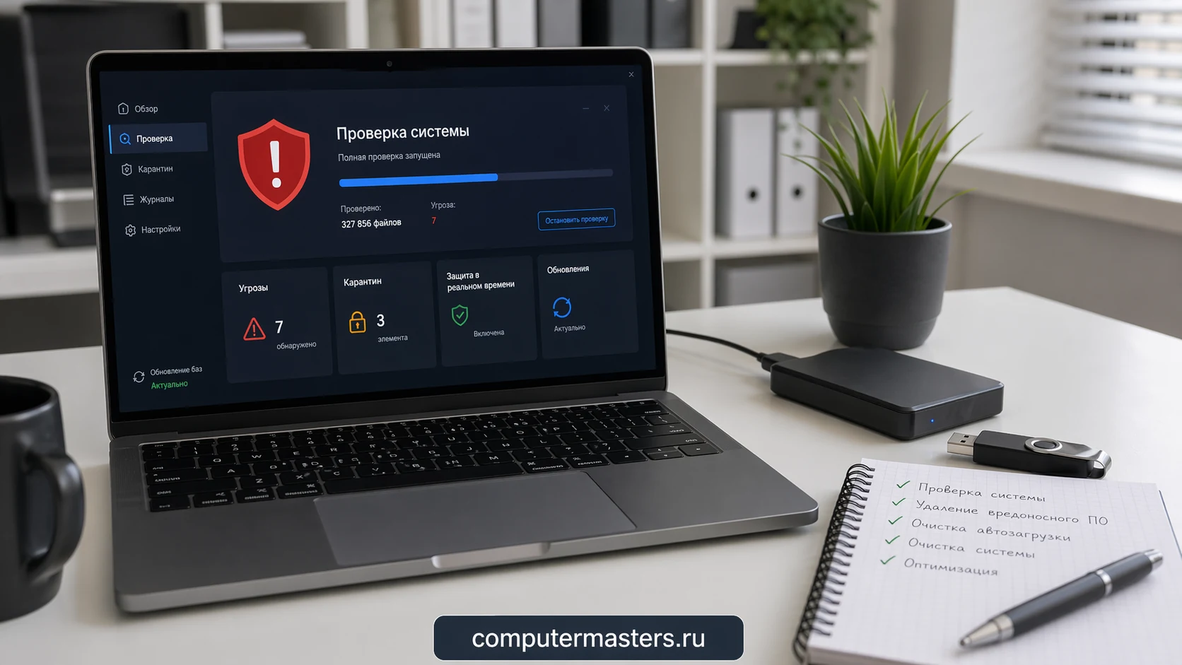 Удаление вирусов и майнеров